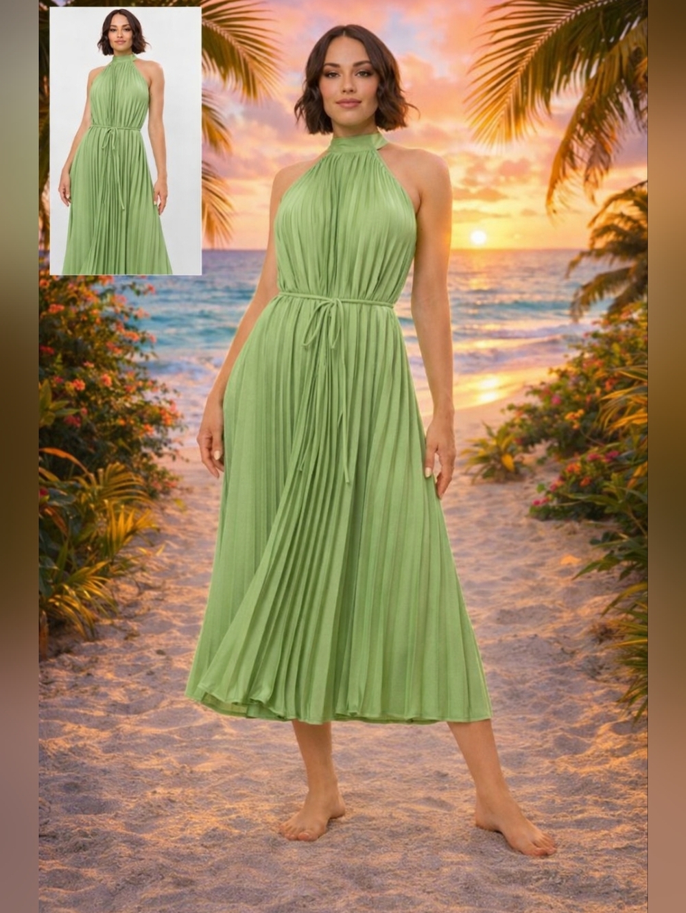 The Sage Serenity Dress